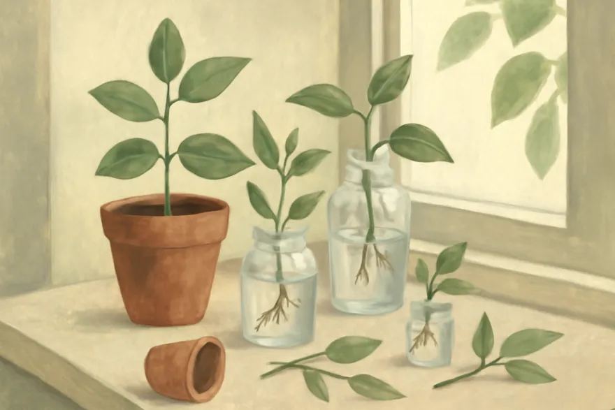 Propagating Clematis from Nodal Cuttings: Managing Brittle Stems and Optimizing Petiole-Axillary Bud Development