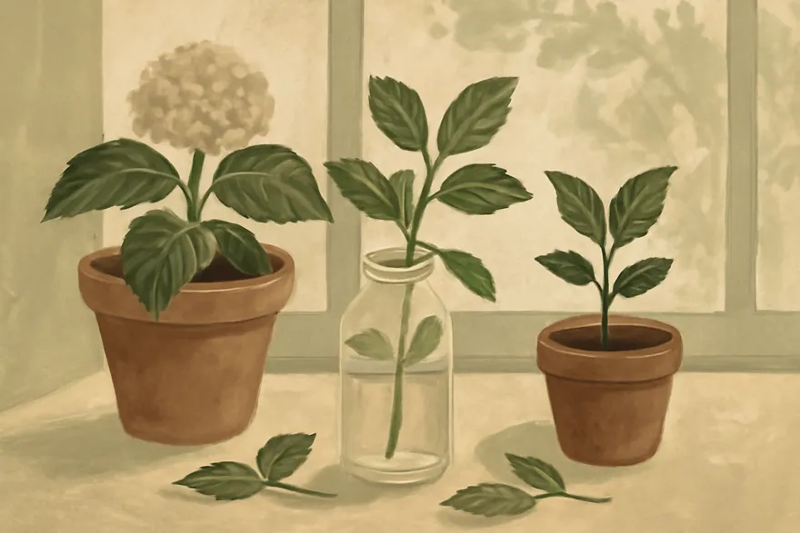 How to Root Hydrangeas from Semi-Ripe Cuttings: Cultivar Timing and Humidity Control for 70%+ Success